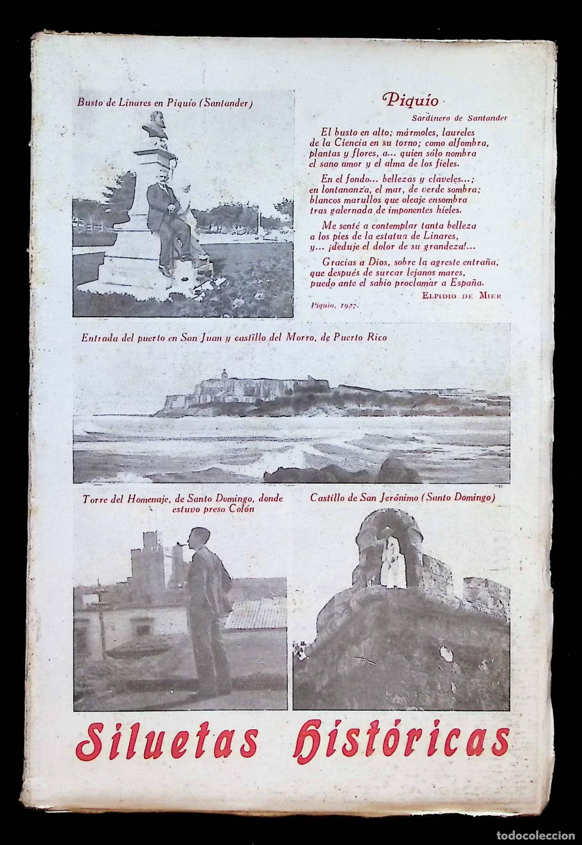 Libros antiguos: SILUETAS HIST&Oacute;RICAS (VIAJES Y DESCRIPCIONES). - MIER, Elpidio de.