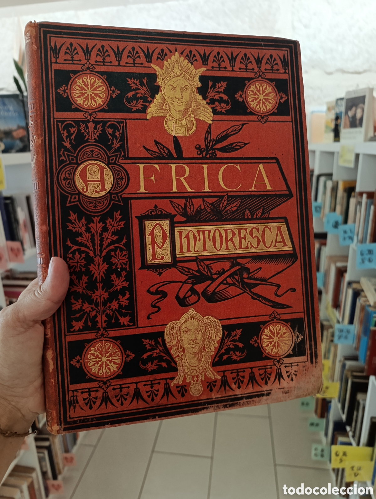 Libri antichi: AFRICA PINTORESCA REGION DE LOS GRANDES LAGOS - EL CONGO 1888 POR VICTOR GIRAUD