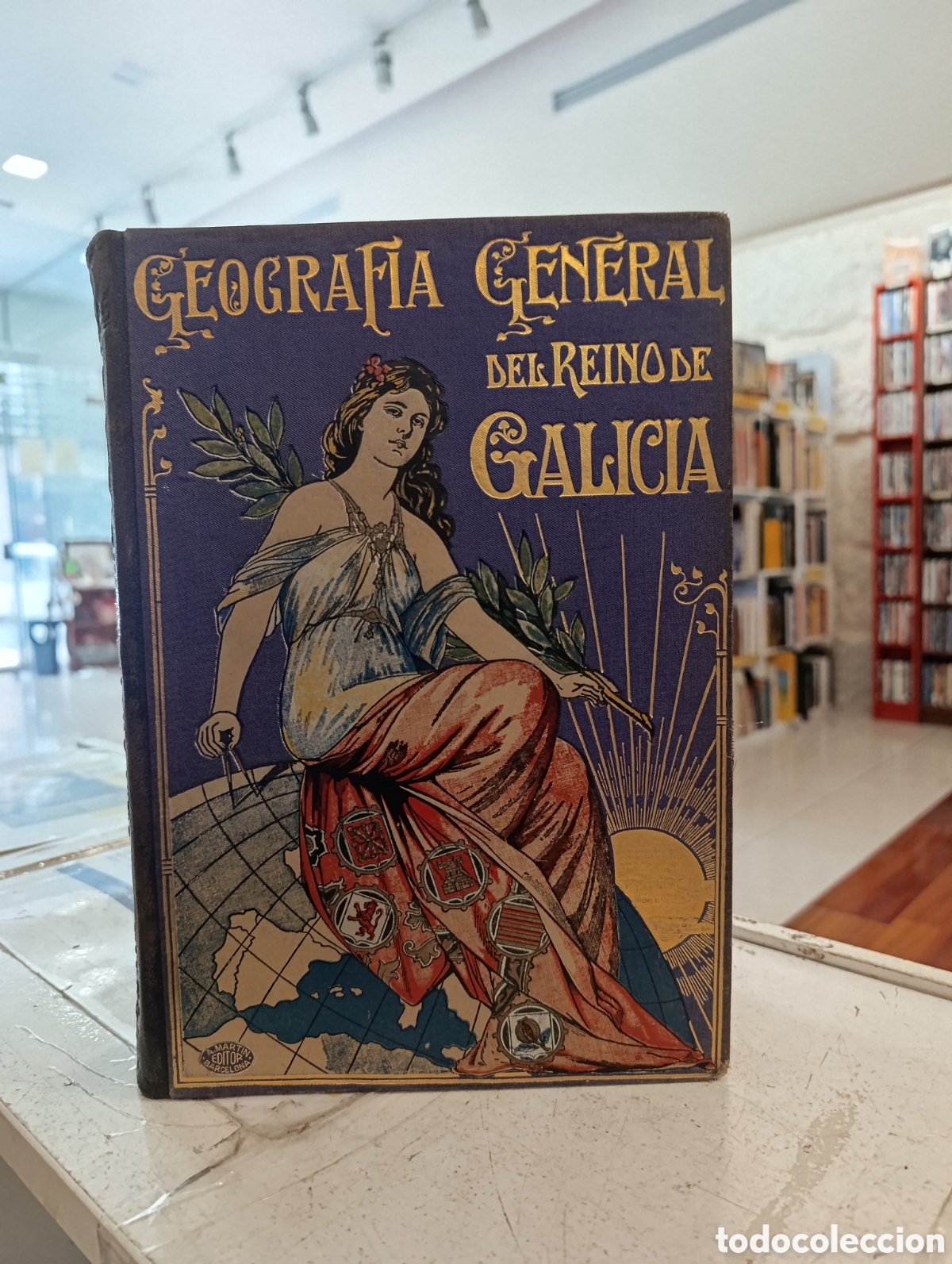 Old books: Geograf&iacute;a general del reino de Galicia 6 vol Editorial Alberto Mart&iacute;n 1928-1936 F Carreras Candi.