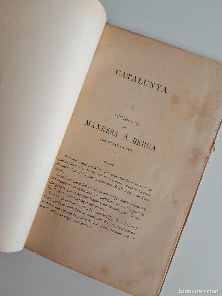 Livres anciens: ITINERARI DE MANRESA A BERGA (1881)