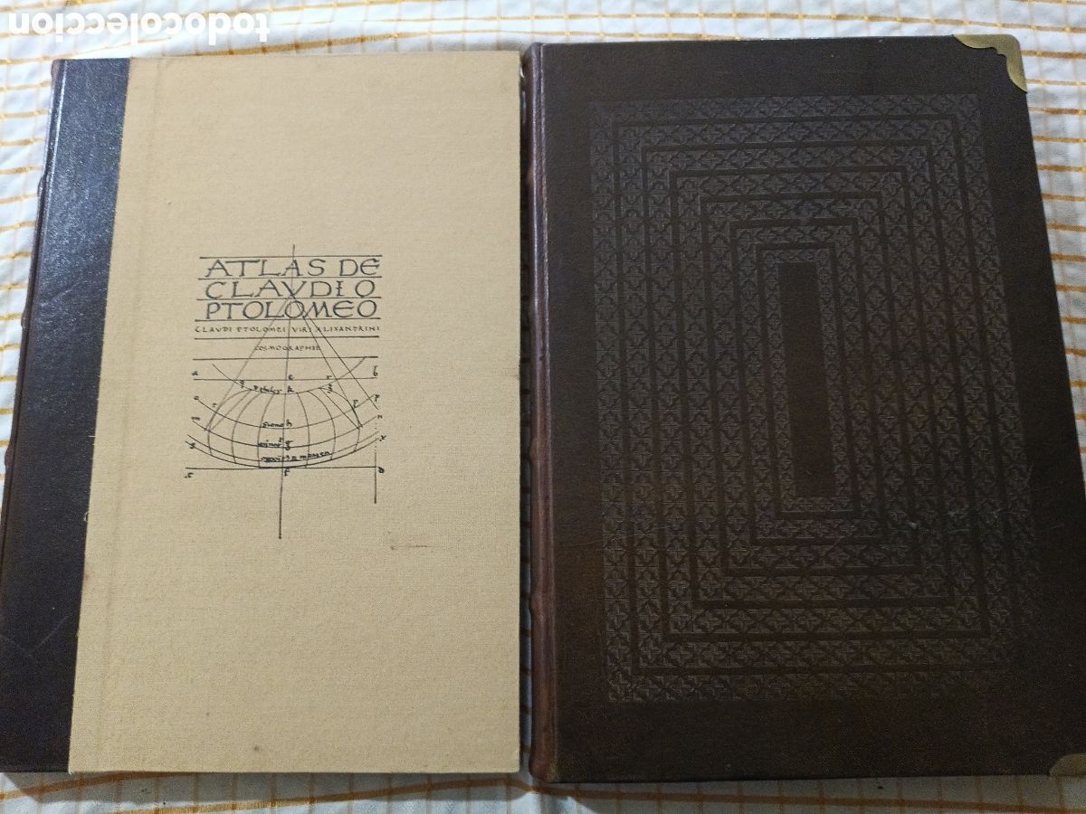 Antiquarische B&uuml;cher: FACSIMIL, COSMOGRAFIA ATLAS PTOLOMEO NUMERADO VICENT GARCIA EDITORES
