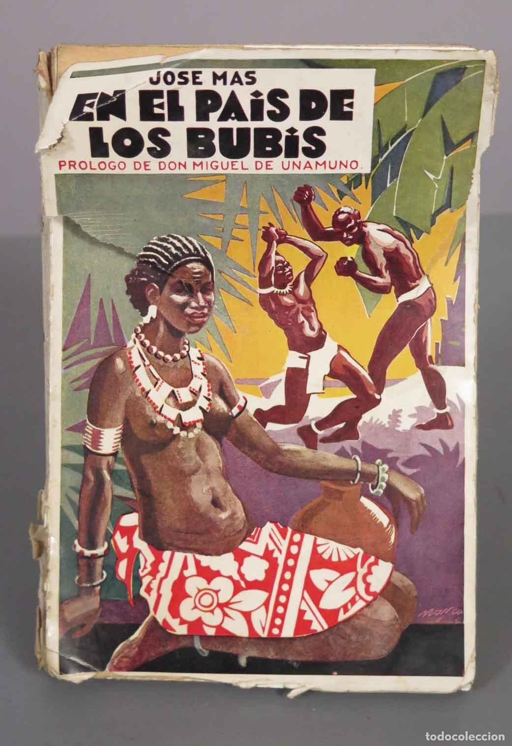 Libros antiguos: En el pa&iacute;s de los bubis: Escenas de la vida en Fernando Poo - Jos&eacute; M&aacute;s, Miguel de Unamuno 1931