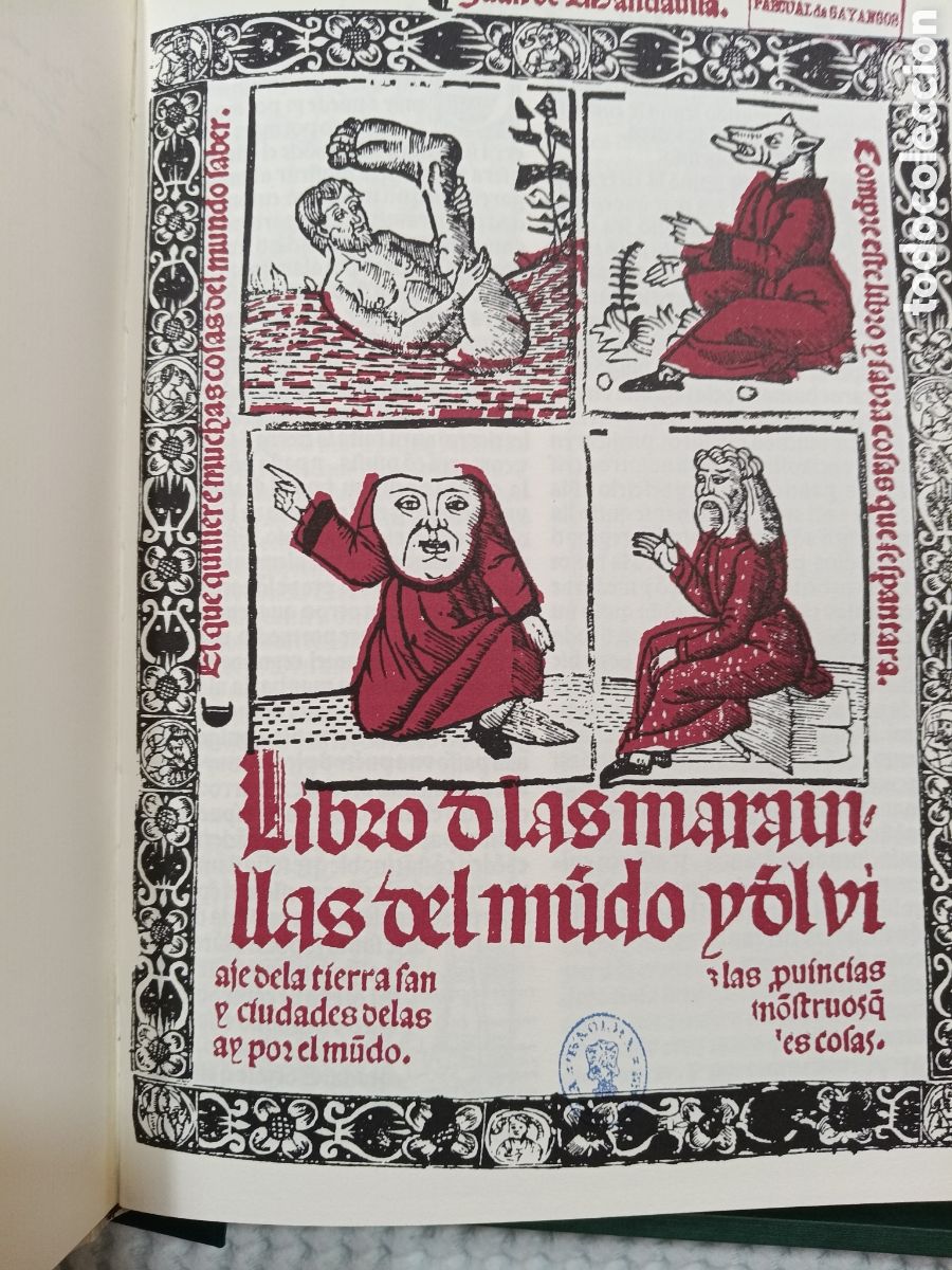 Libros antiguos: Libro de las maravillas del mundo