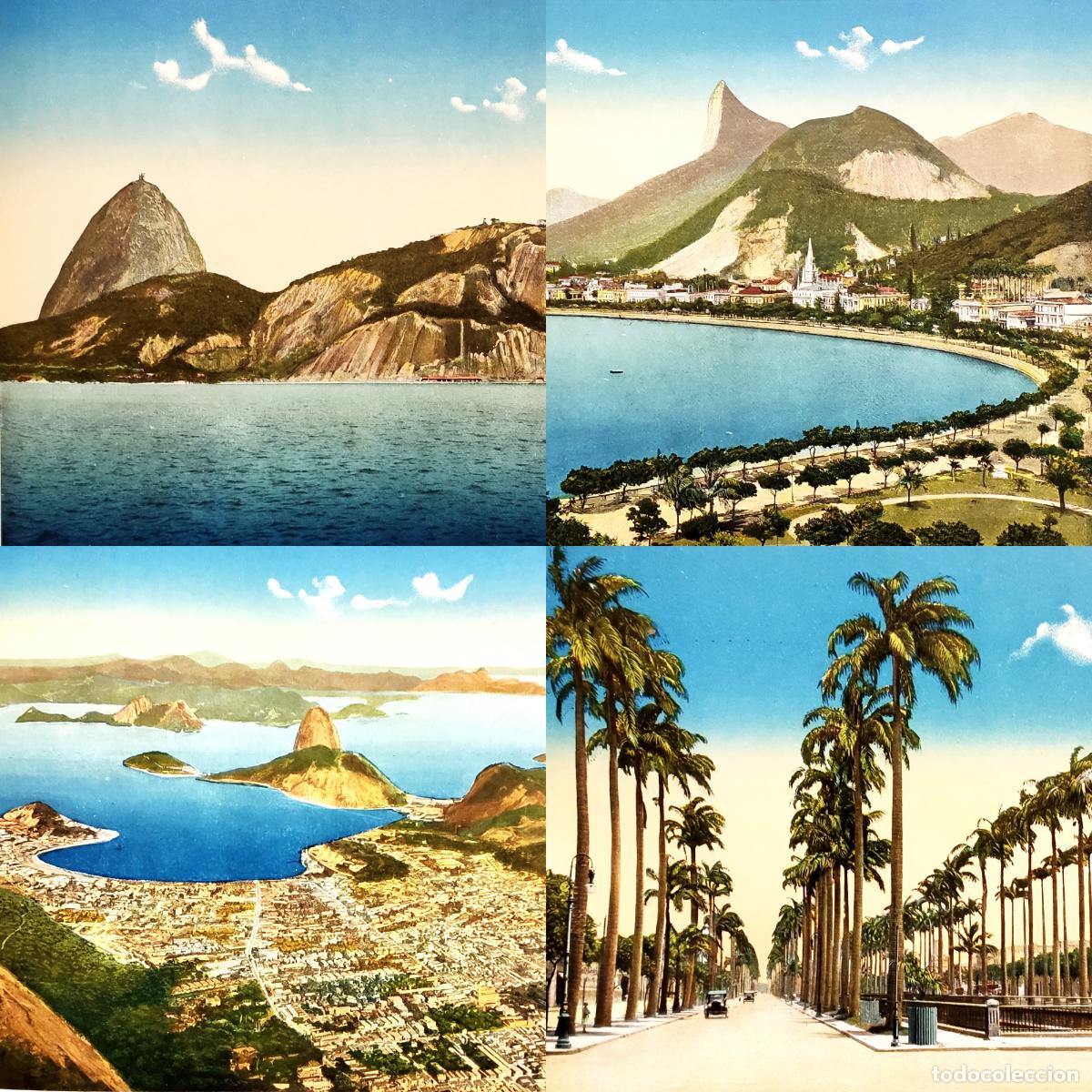 Libros antiguos: Rio de Janeiro Viggiani Album Antiguo 30 Fotocromias Texto Intercalado Espa&ntilde;ol Italiano