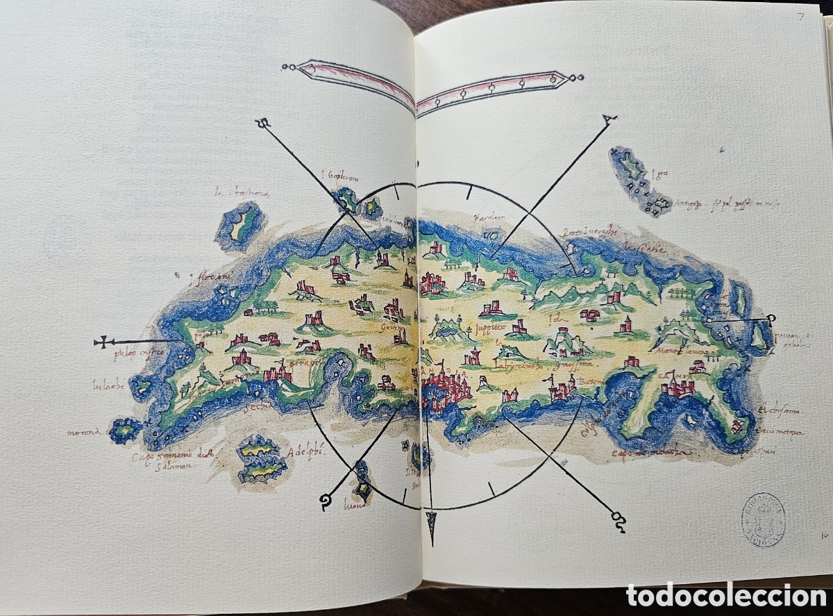 Libros antiguos: Facs&iacute;mil del libro Isolario - Foto 8