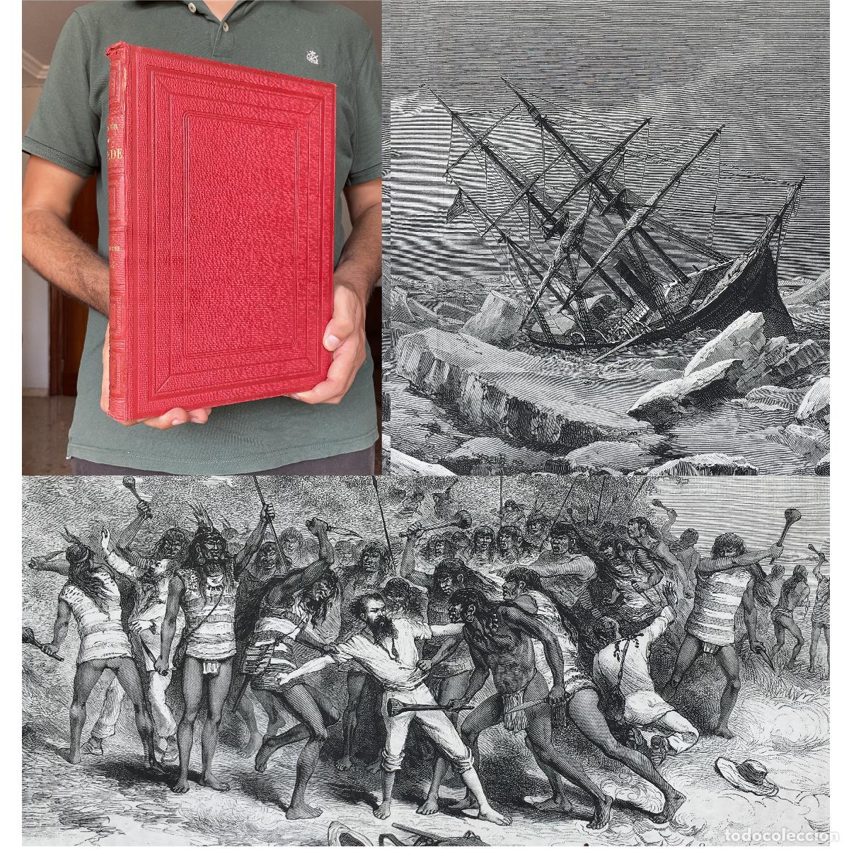 Libros antiguos: A&ntilde;o 1884 - Viajes - Filipinas - Chile - Amazonas - Mexico - expedici&oacute;n Jeannette - Le tour du monde