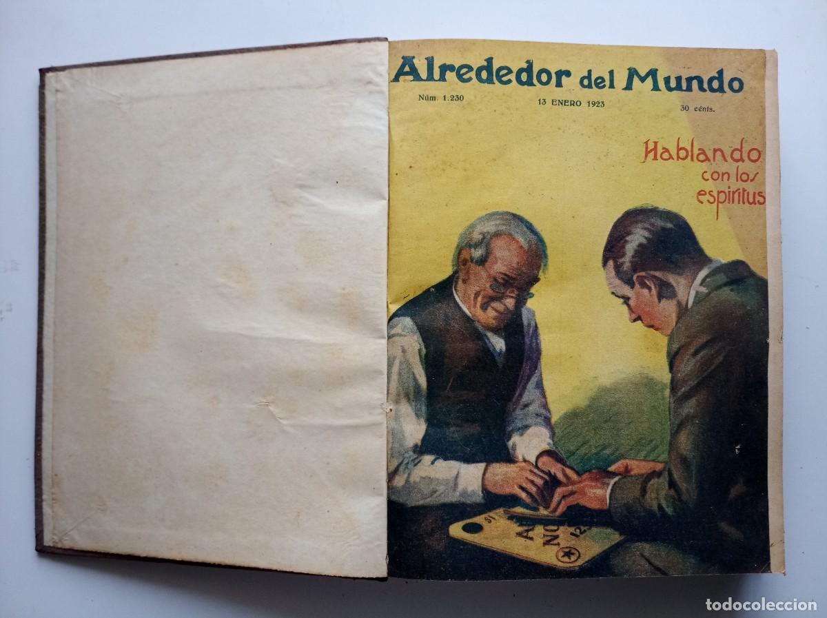 Libros antiguos: ALREDEDOR DEL MUNDO. VOLUMEN 27 REVISTAS SOBRE VIAJES Y DESCUBRIMIENTOS ANTIGUOS. 1923. ILUSTRADO