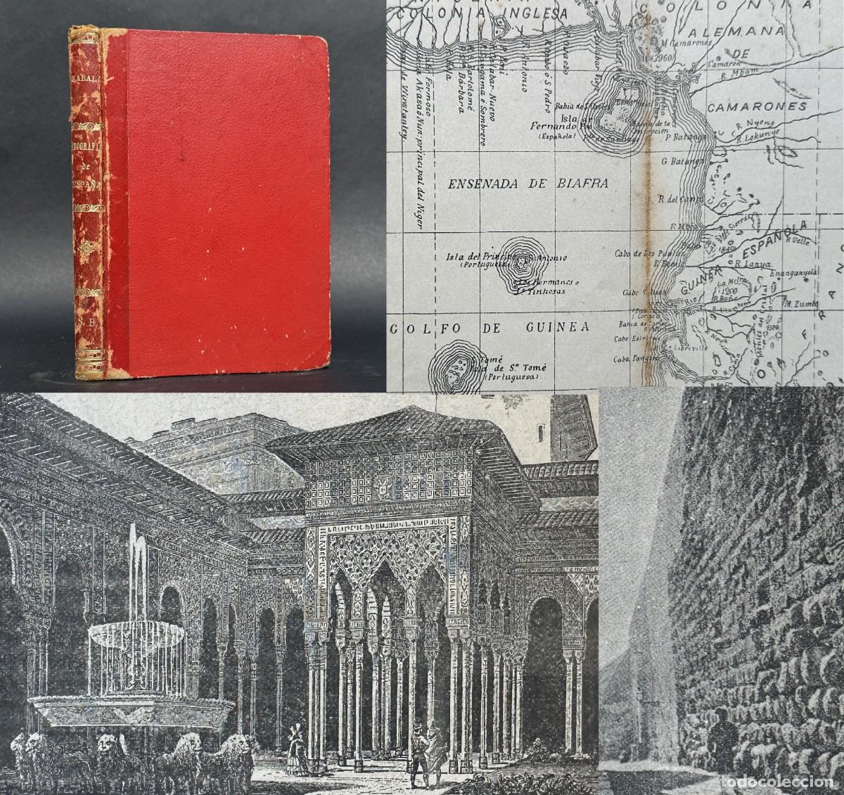 Libros antiguos: a&ntilde;o 1903 - ELEMENTOS DE GEOGRAFIA - GEOGRAFIA DESCRIPTIVA DE ESPA&Ntilde;A - MANUEL ZABALA -