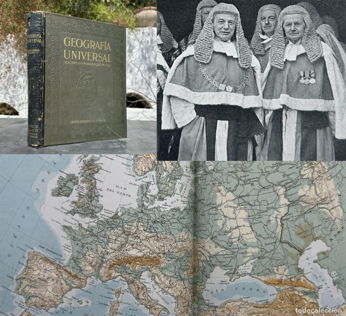 Libros antiguos: GEOGRAFIA UNIVERSAL - DESCRIPCION DE EUROPA - ILUSTRACIONES