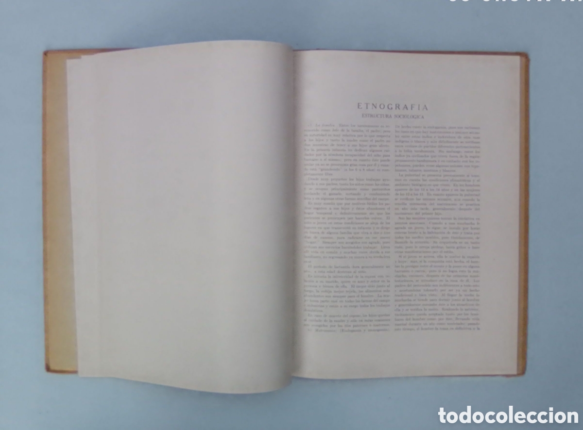 Libros antiguos: Monograf&iacute;a de los tarahumaras - Foto 3