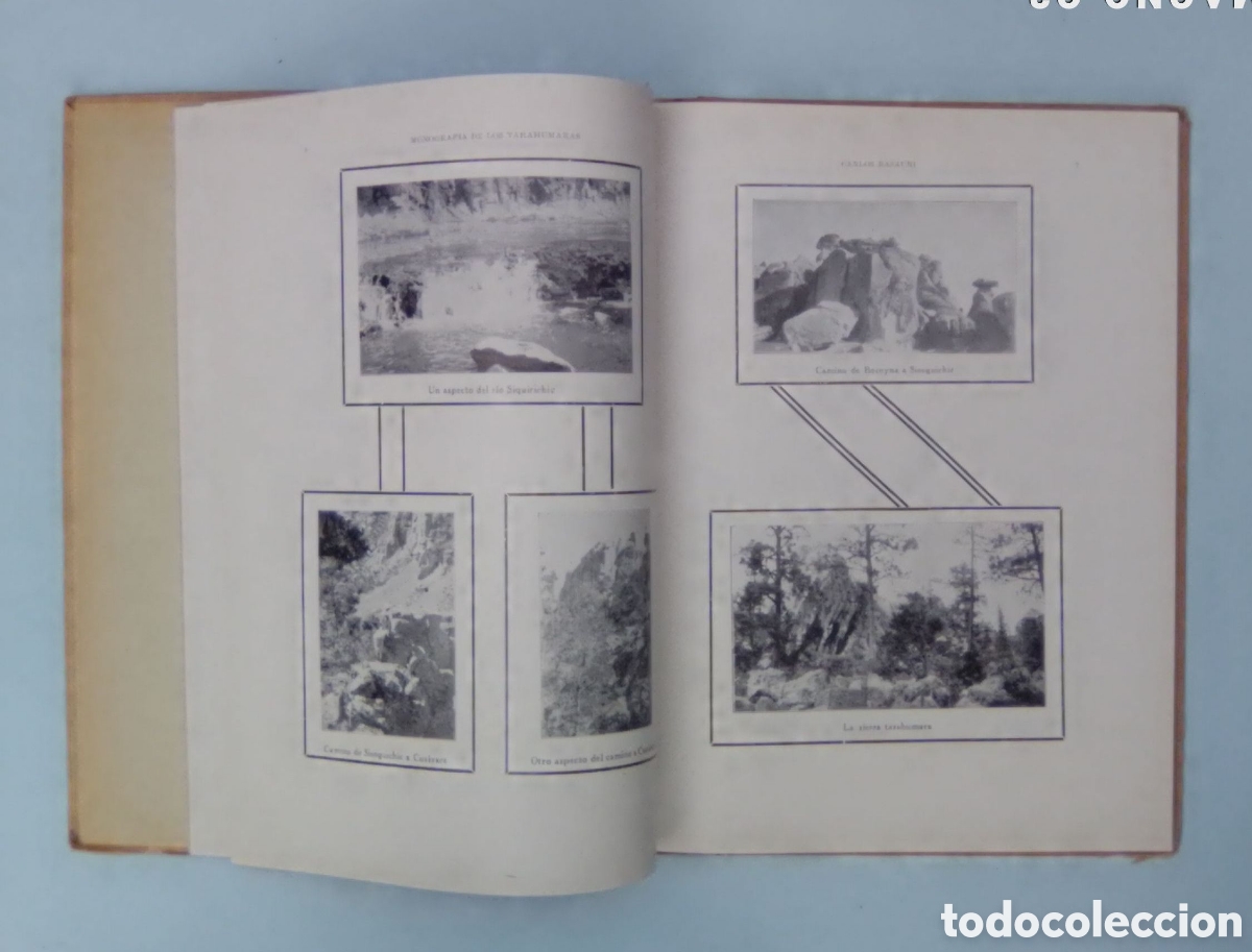 Libros antiguos: Monograf&iacute;a de los tarahumaras - Foto 5