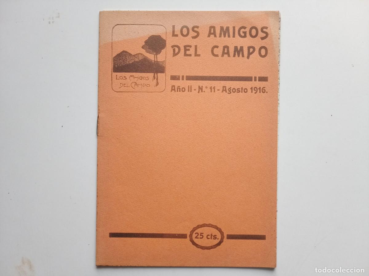 Libros antiguos: LOS AMIGOS DEL CAMPO. AGOSTO 1916. REVISTA DE EXCURSIONISMO. FOLIO MENOR. MUY ILUSTRADO.
