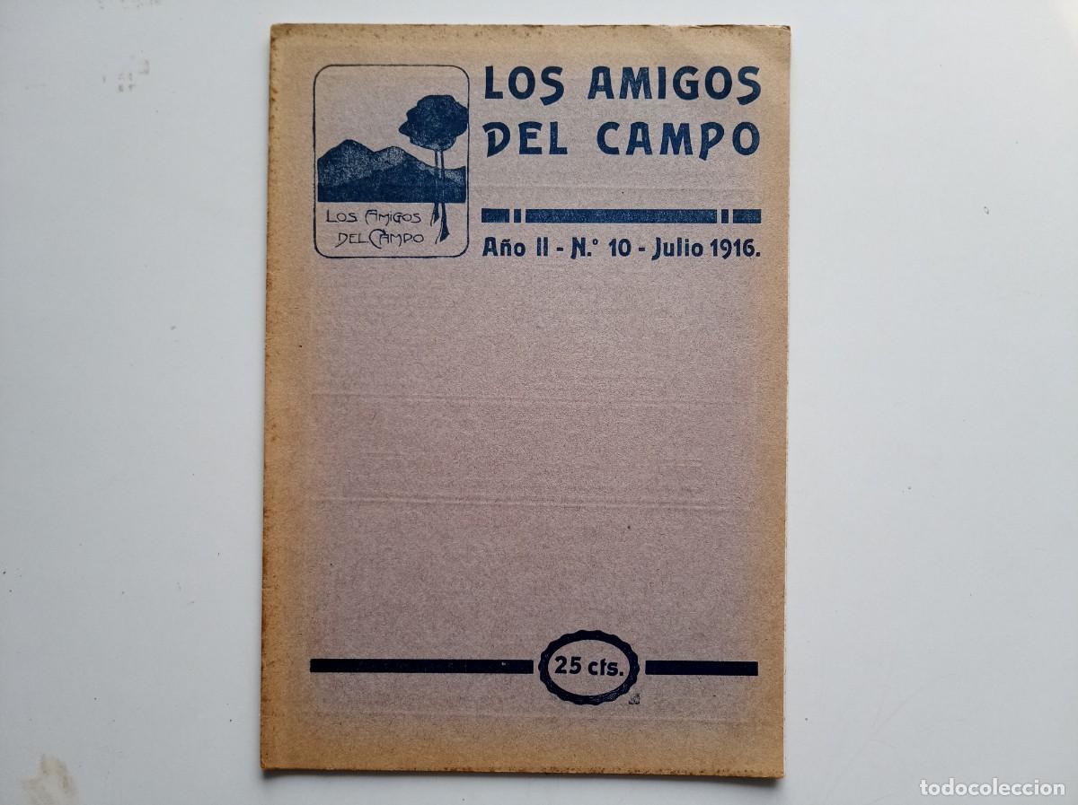 Libros antiguos: LOS AMIGOS DEL CAMPO. JULIO 1916. REVISTA DE EXCURSIONISMO. FOLIO MENOR. MUY ILUSTRADO.