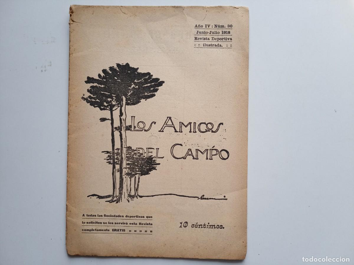 Libros antiguos: LOS AMIGOS DEL CAMPO. JUNIO-JULIO 1918. REVISTA DE EXCURSIONISMO. FOLIO MENOR. MUY ILUSTRADO.