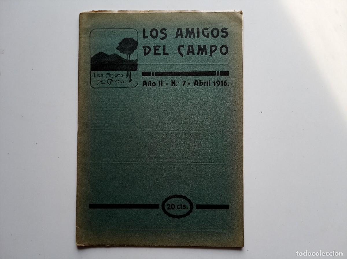 Libros antiguos: LOS AMIGOS DEL CAMPO. ABRIL 1916. REVISTA DE EXCURSIONISMO. FOLIO MENOR. MUY ILUSTRADO.