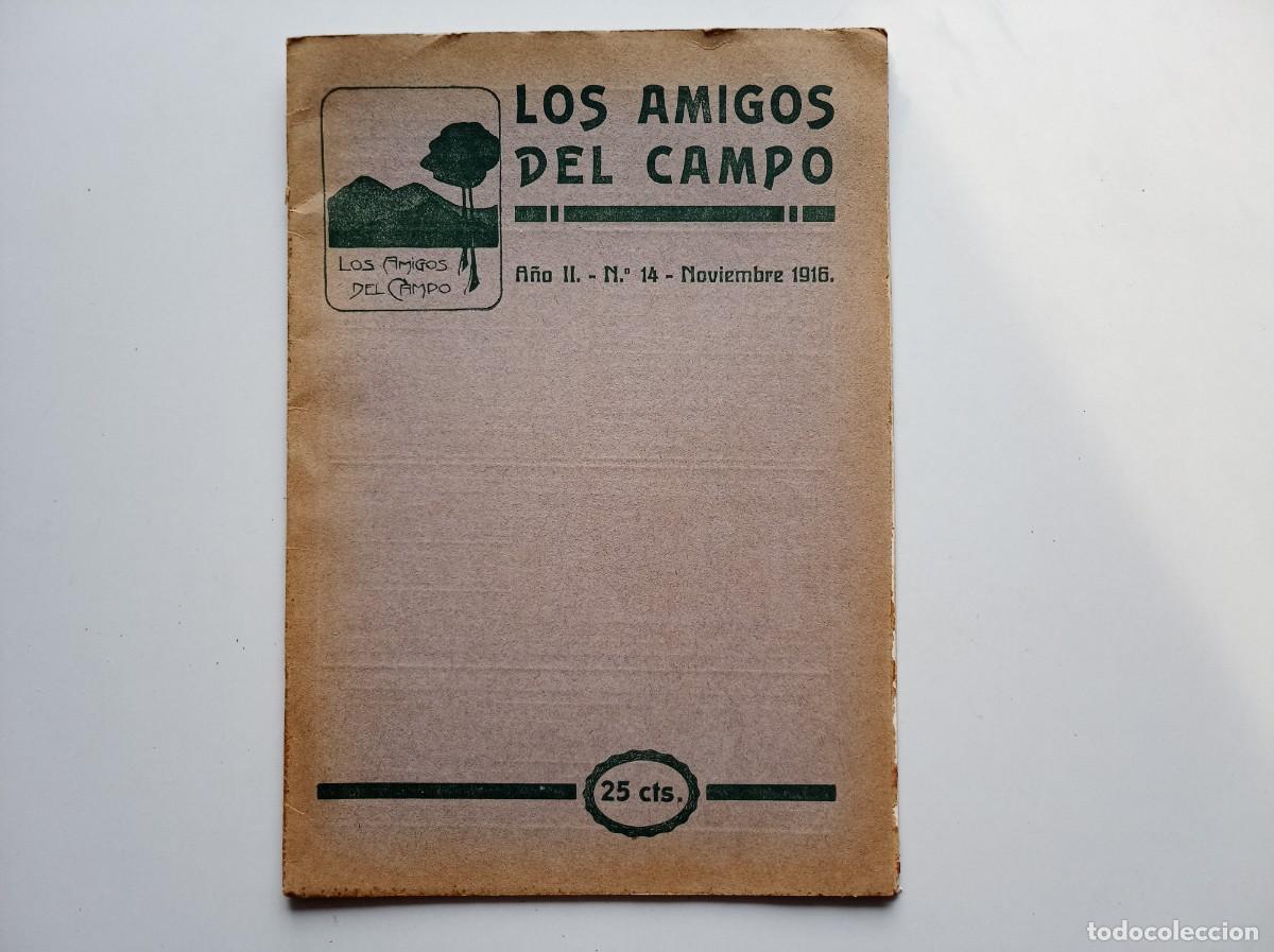 Libros antiguos: LOS AMIGOS DEL CAMPO. NOVIEMBRE 1916. REVISTA DE EXCURSIONISMO. FOLIO MENOR. MUY ILUSTRADO.