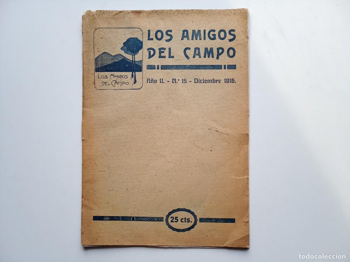 Libros antiguos: LOS AMIGOS DEL CAMPO. DICIEMBRE 1916. REVISTA DE EXCURSIONISMO. FOLIO MENOR. MUY ILUSTRADO.