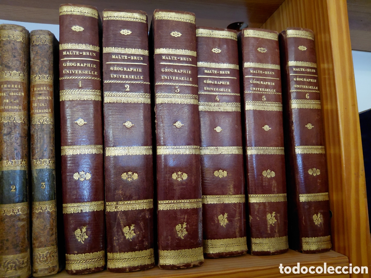 Libros antiguos: La quinta edici&oacute;n (1841) de la G&eacute;ographie Universelle de Conrad Malte-Brun, completada por J.-J.-N.
