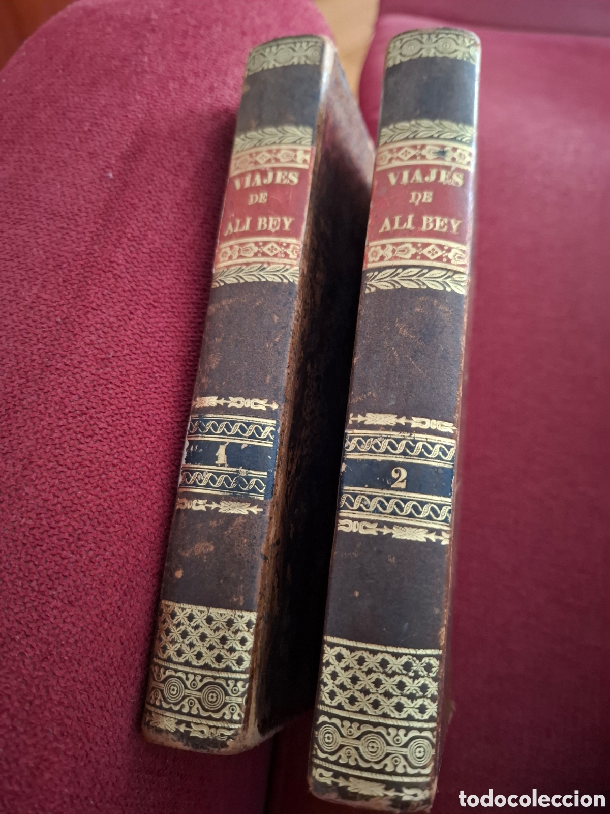Libros antiguos: 2 TOMOS VIAJES DE ALI BEY EL ABBASSI POR AFRICA Y ASIA SIGLO XIX A&Ntilde;O 1836 RAROS Y DIFICILES