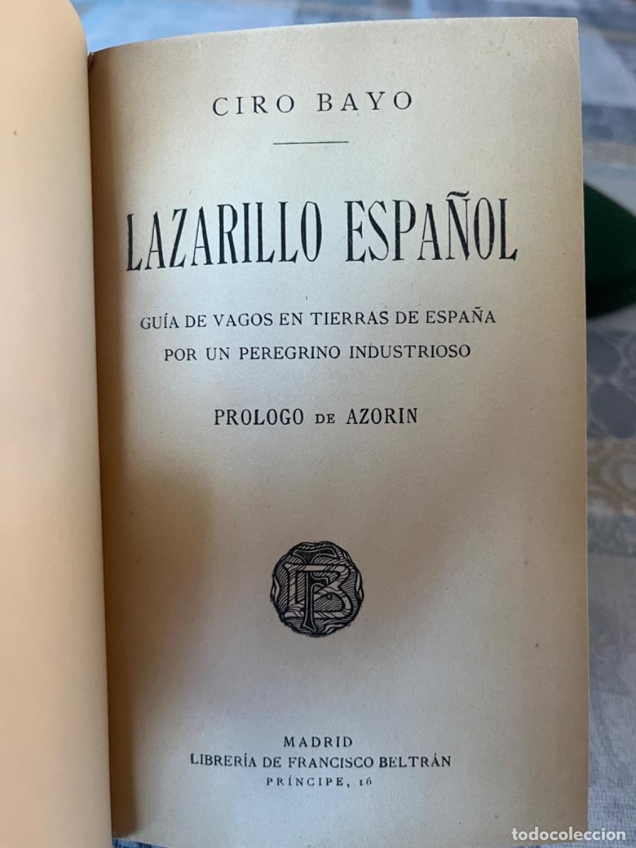 Libros antiguos: Bayo, Ciro.- Lazarillo espa&ntilde;ol ( Primera edici&oacute;n, 1911)