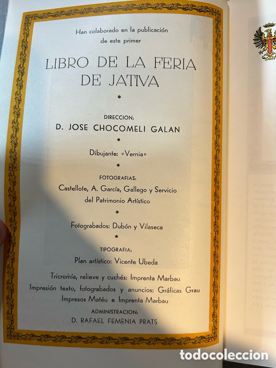 Libros antiguos: LIBRO DE LA FERIA DE JATIVA -B6 - Foto 6