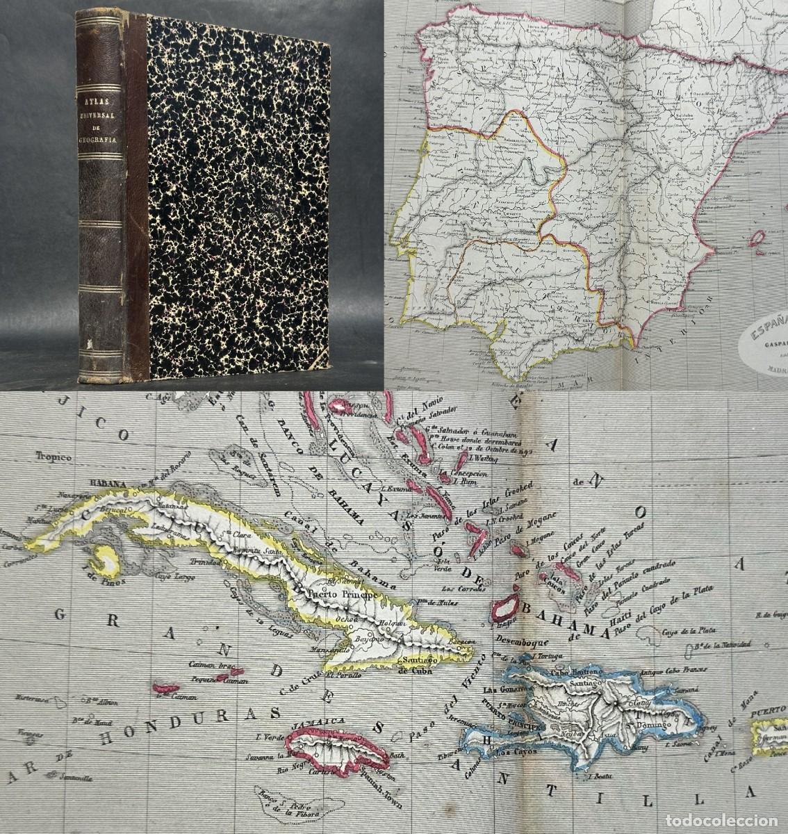 Libros antiguos: 1852 - El Globo, Atlas Hist&oacute;rico Universal de geograf&iacute;a antigua, de la Edad Media y Moderna Grabados