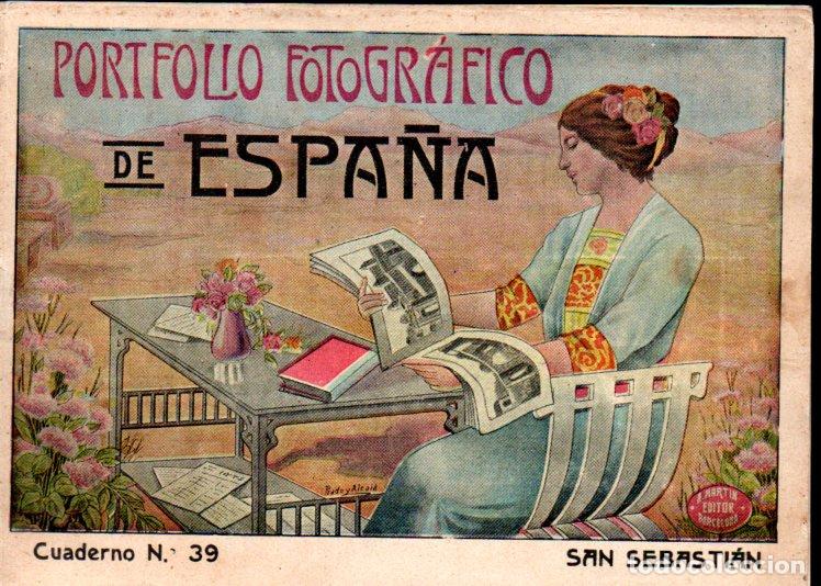 Libros antiguos: PORTFOLIO FOTOGR&Aacute;FICO DE ESPA&Ntilde;A : SAN SEBASTI&Aacute;N (c. 1920)