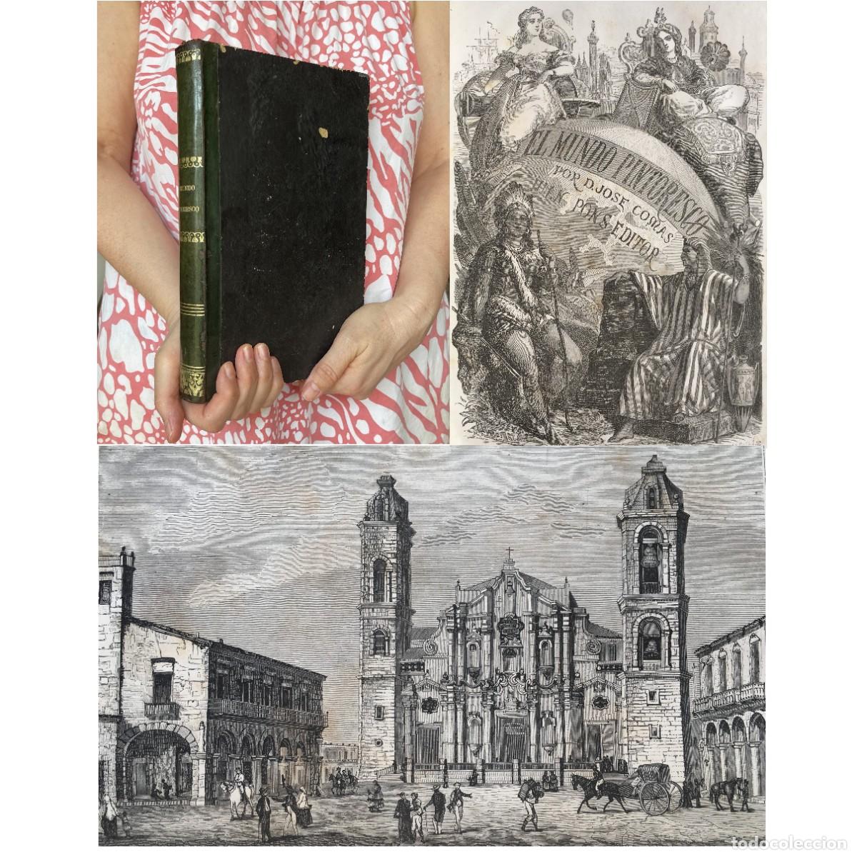 Libros antiguos: A&ntilde;o 1868 - Bellas laminas - Viajes - Cuba - Puerto Rico - Republica Dominicana