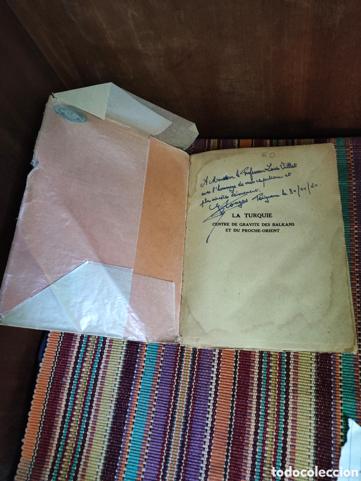 Old books: La Turquie (1939) G. Tongas Edici&oacute;n Original, texto franc&eacute;s, firmado por el autor