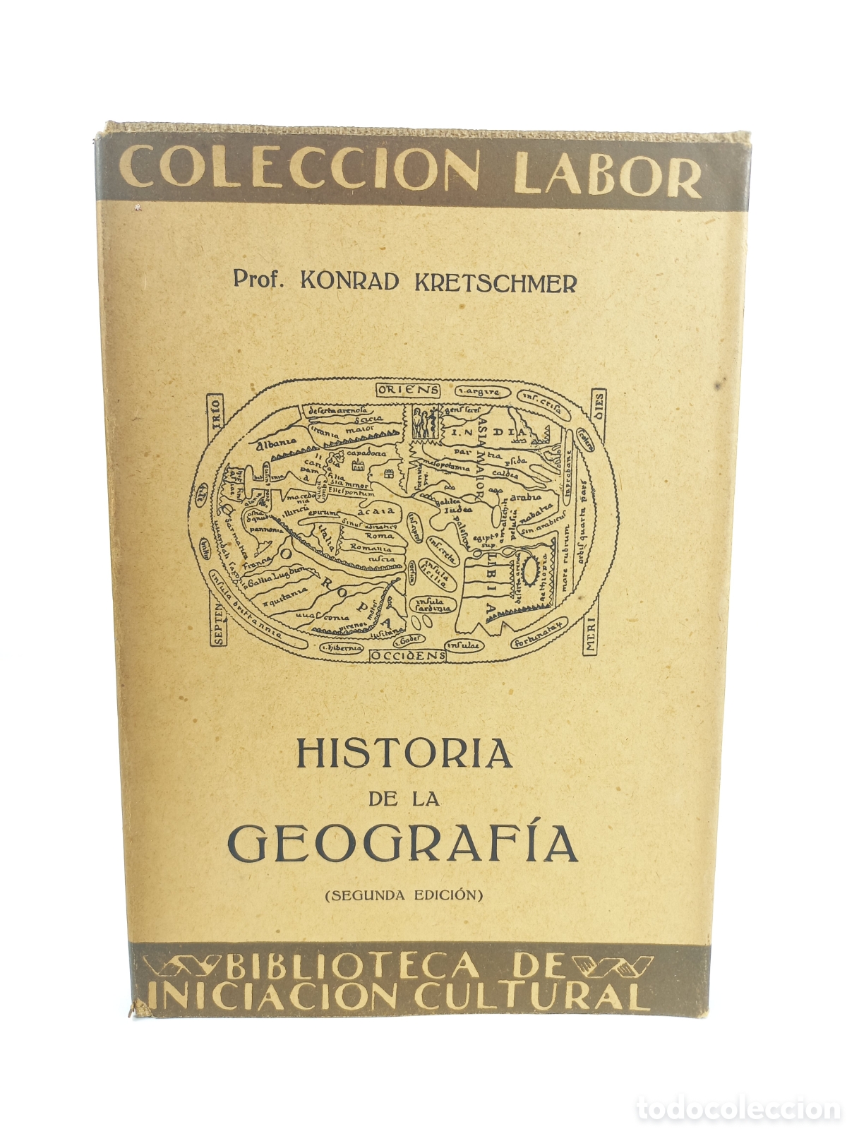 Libros antiguos: Historia de la Geograf&iacute;a. Konrad Kretschmer. Labor, 1930. Ilustrado.
