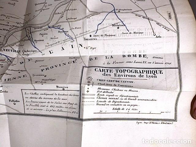 Libros antiguos: Lyon : Eaux de source et eaux de rivi&egrave;re compar&eacute;es (Rhone, Sa&ocirc;ne) 1840. Dupasquier - Foto 7