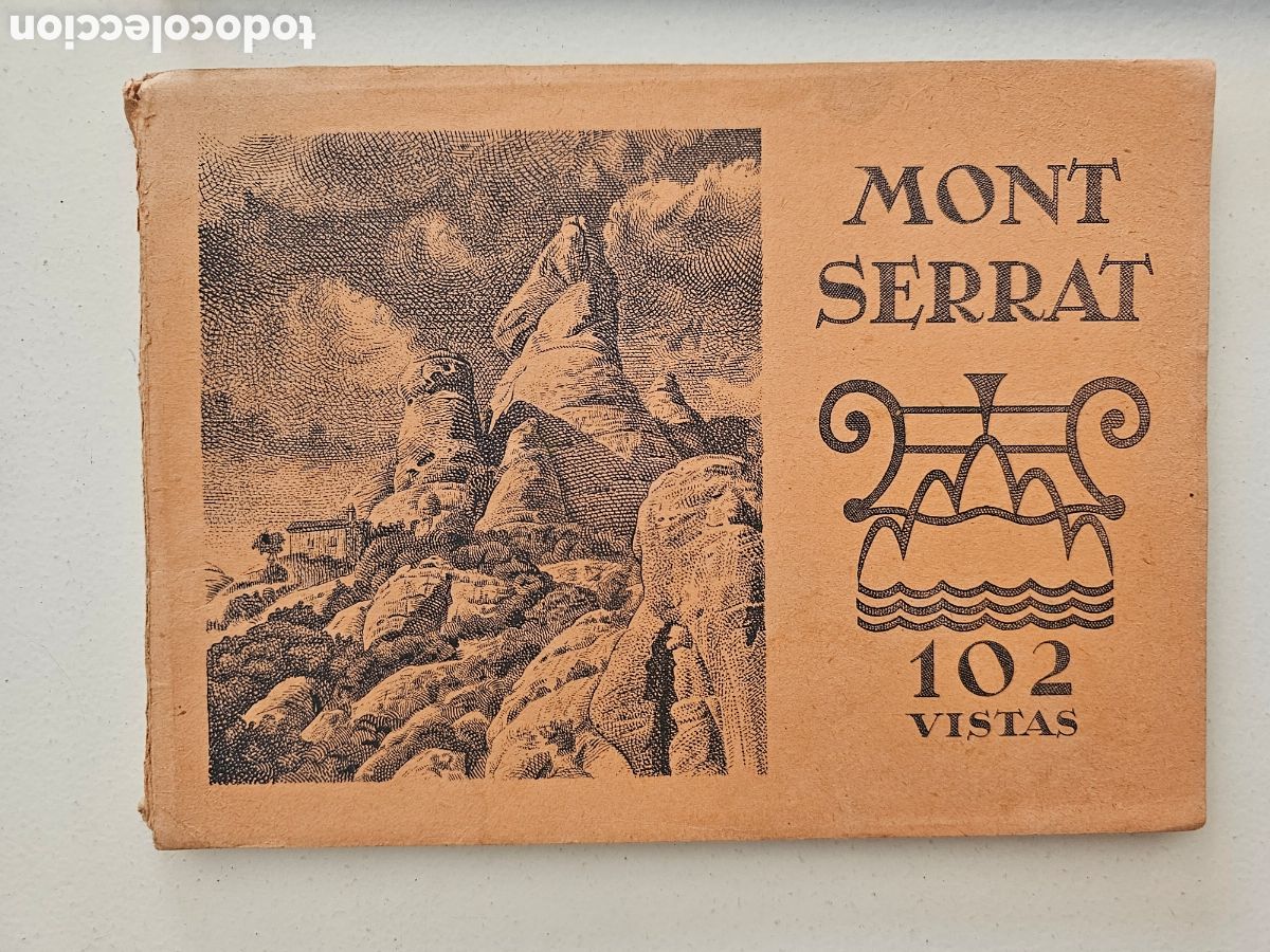 Libros antiguos: &Aacute;lbum Antiguo de Fotograf&iacute;as &rdquo;102 Vistas de Montserrat&rdquo; (Imprenta Rieusset, Barcelona)