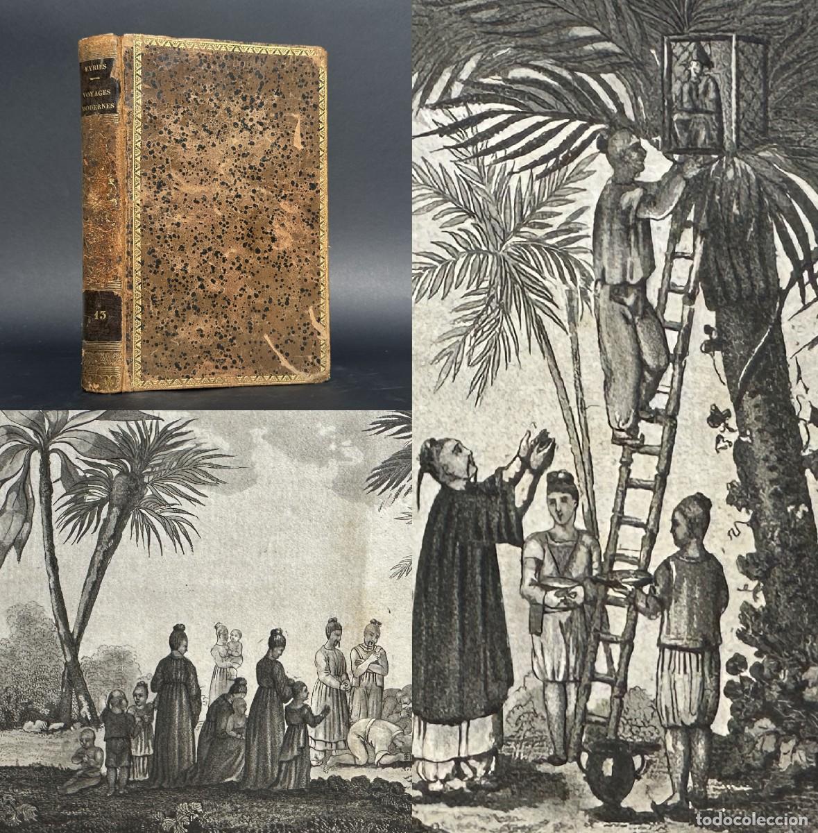Old books: A&Ntilde;O 1824 - LIBRO DE VIAJES - ASIA - CHINA - CEYLAN - INDOSTAN - ABREGE DES VOYAGES