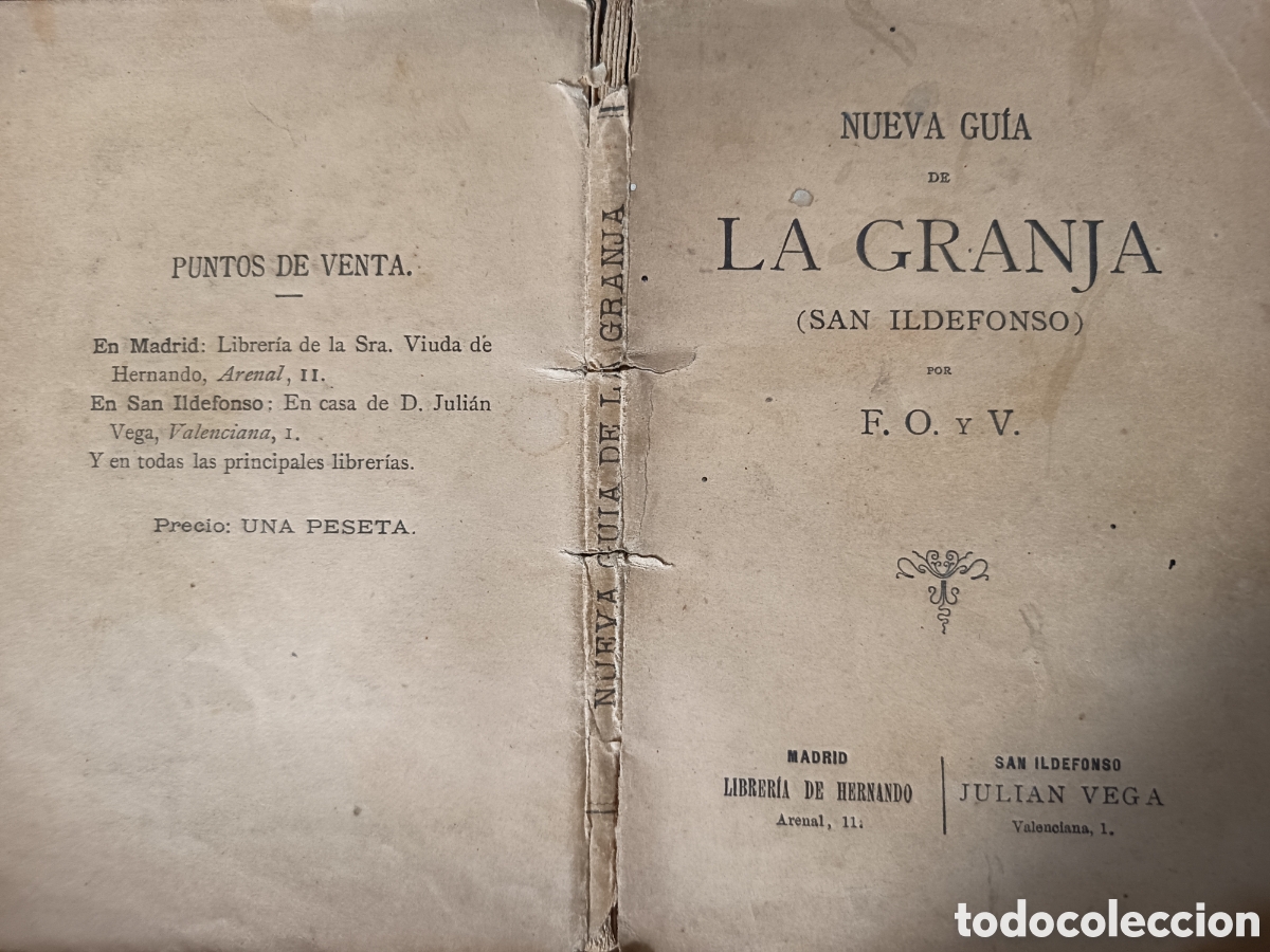 Libros antiguos: Nueva gu&iacute;a de La Granja (San Ildefonso)