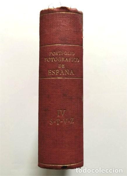 Libros antiguos: Portfolio fotogr&aacute;fico de Espa&ntilde;a. Tomo IV. S-T-V-Z. Salamanca, Santander, San Sebasti&aacute;n, Sevilla (ver