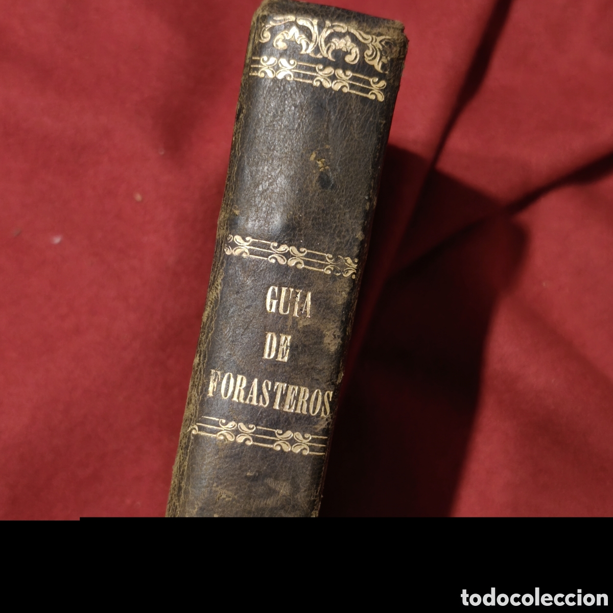 Libros antiguos: Gu&iacute;a De Forasteros En Madrid 1851. Imprenta Nacional. Encuadernaci&oacute;n &Eacute;poca.