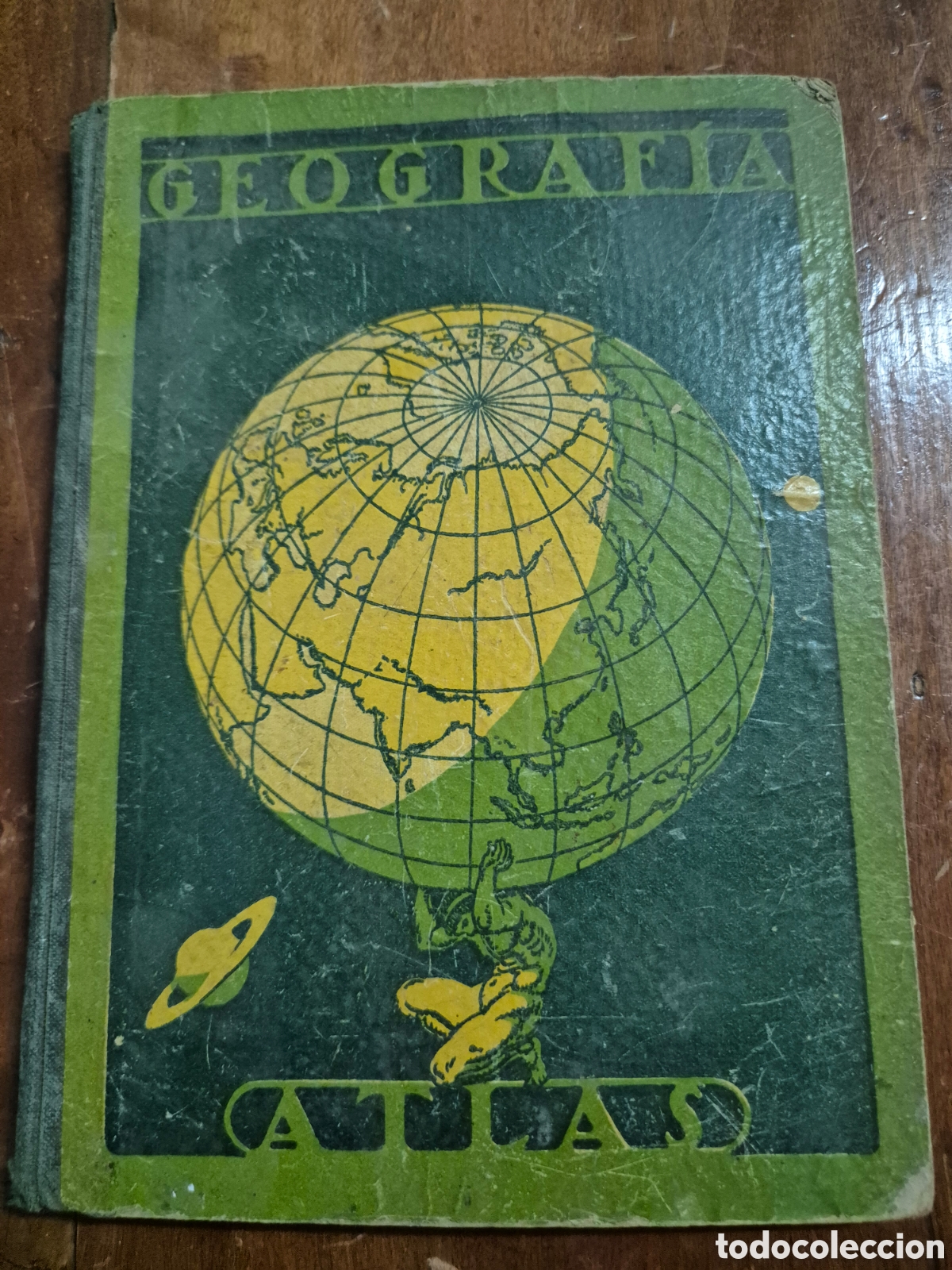 Libros antiguos: ATLAS DE 1920 GRADO ELEMENTAL BALLESTER DALMAU EDITORES GERONA
