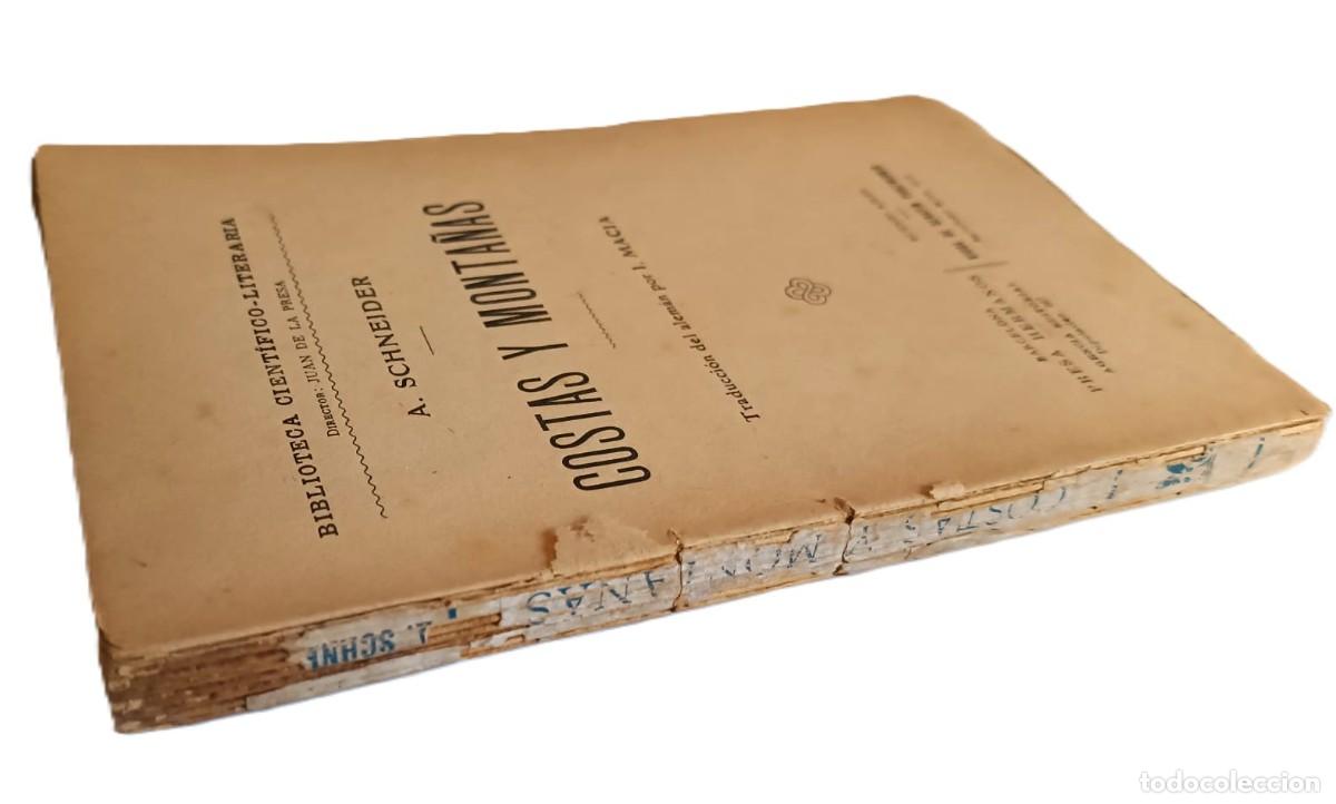 Libros antiguos: Libro antiguo. Costas y Monta&ntilde;as - Foto 2