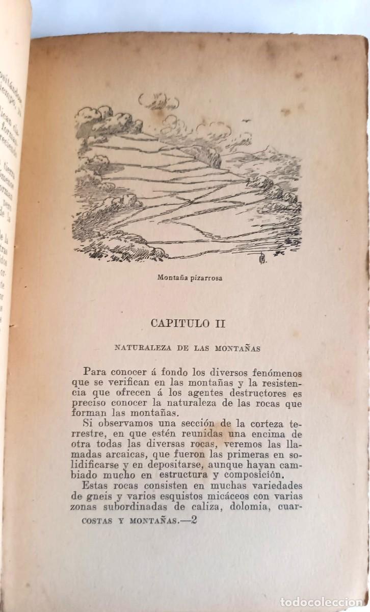 Libros antiguos: Libro antiguo. Costas y Monta&ntilde;as - Foto 3