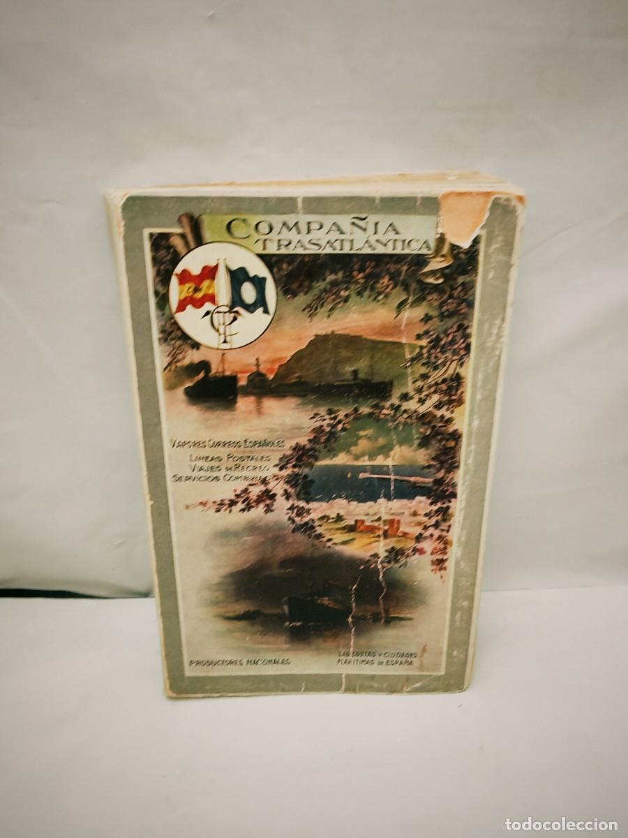 Libros antiguos: Compa&ntilde;&iacute;a Trasatl&aacute;ntica Espa&ntilde;ola (antes A. L&oacute;pez y C&iacute;a): Libro de Informaci&oacute;n para Pasajeros 1913/14)