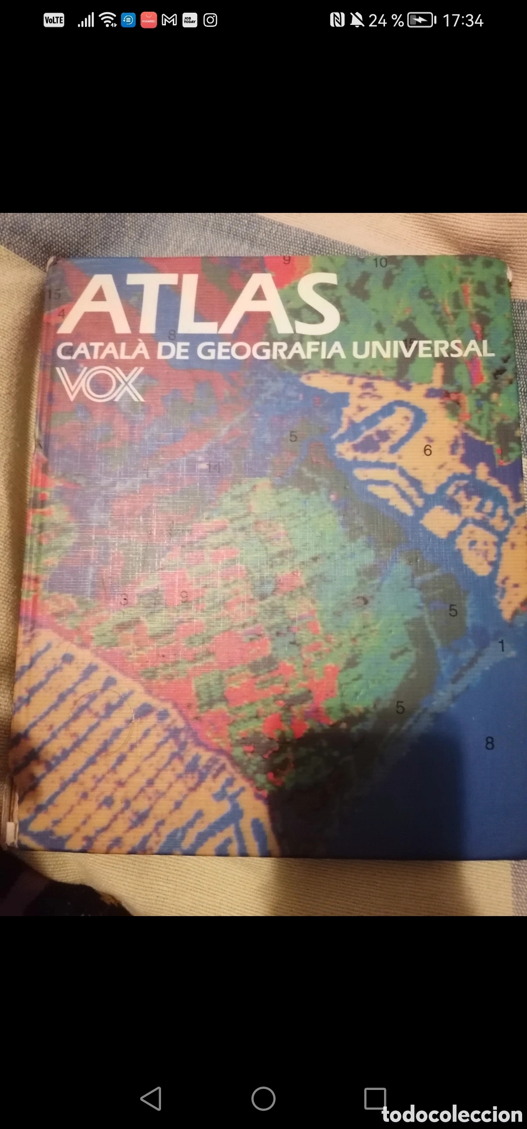 Libros antiguos: Atlas Actual de Geograf&iacute;a Universal Editorial Vox A&ntilde;os 90