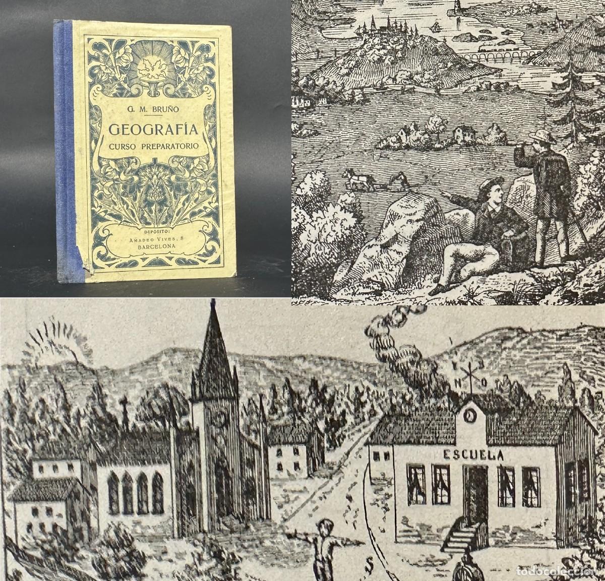 Libros antiguos: A&Ntilde;O 1936 - GEOGRAFIA - GRADO PREPARATORIO - ILUSTRACIONES - PEDAGOGIA -
