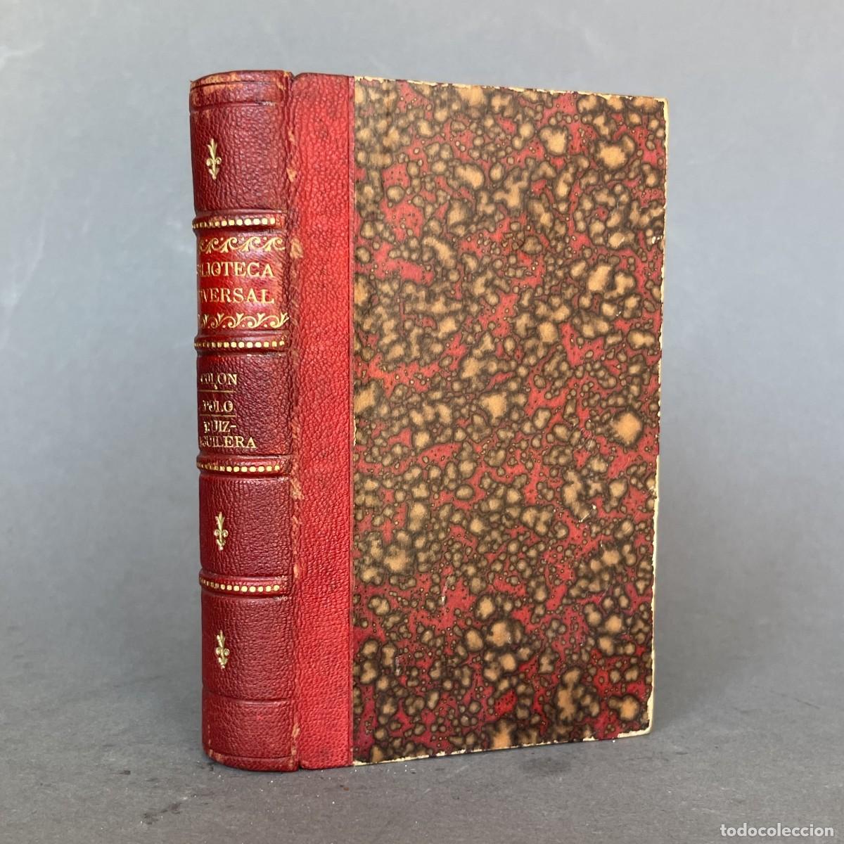 Libros antiguos: A&ntilde;o 1880 - Crist&oacute;bal Col&oacute;n : cartas - Los viajes de Marco Polo - Poes&iacute;as - Ruiz Aguilera - Salamanca