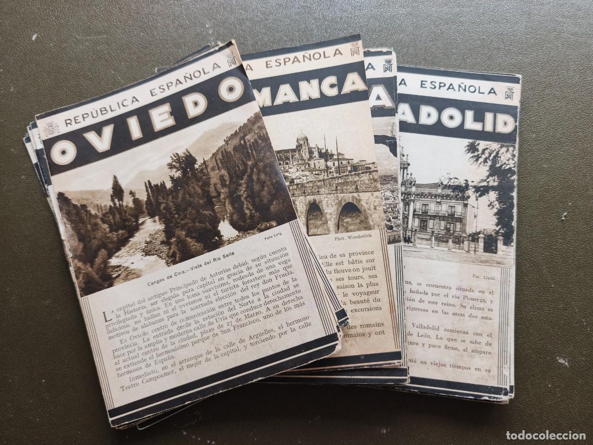Libros antiguos: Folletos tur&iacute;sticos ciudades espa&ntilde;olas. II Rep&uacute;blica.