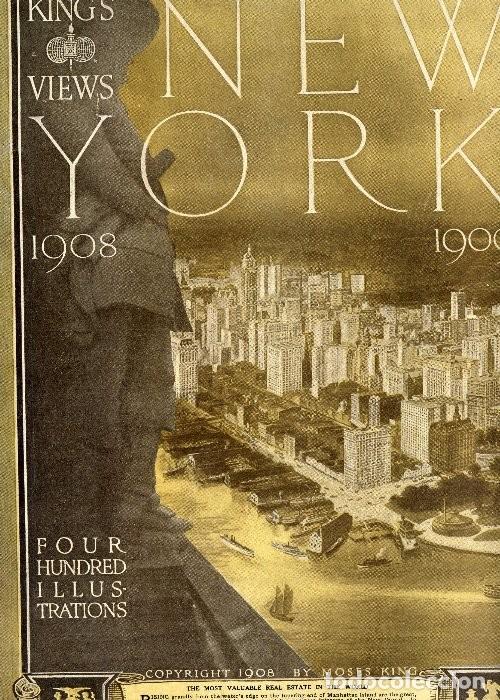 Antiquarische B&uuml;cher: NEW YORK 1908 1909 por MOSES KING 1908 New York