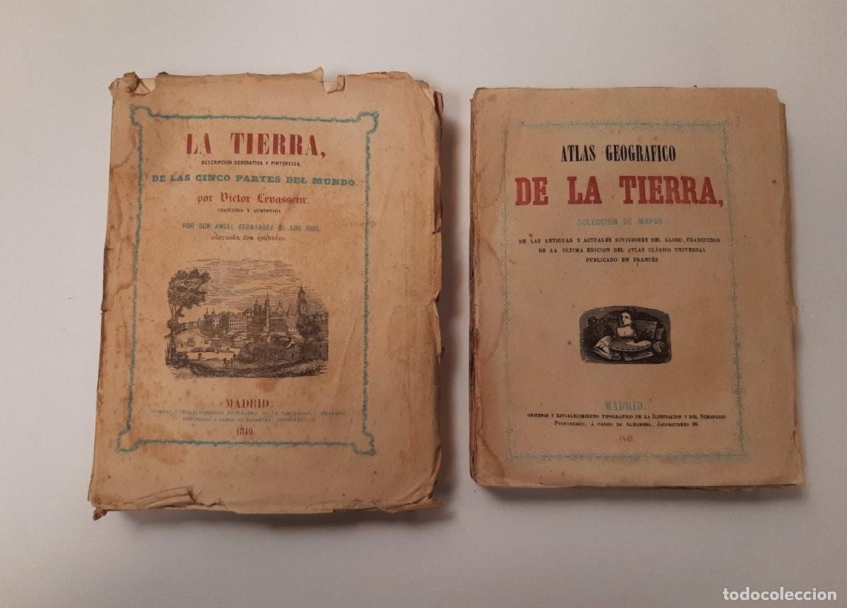 Libros antiguos: LA TIERRA. DESCRIPCI&Oacute;N GR&Aacute;FICA Y PINTORESCA DE LAS CINCO PARTES [...] - FERNANDEZ DE LOS RIOS