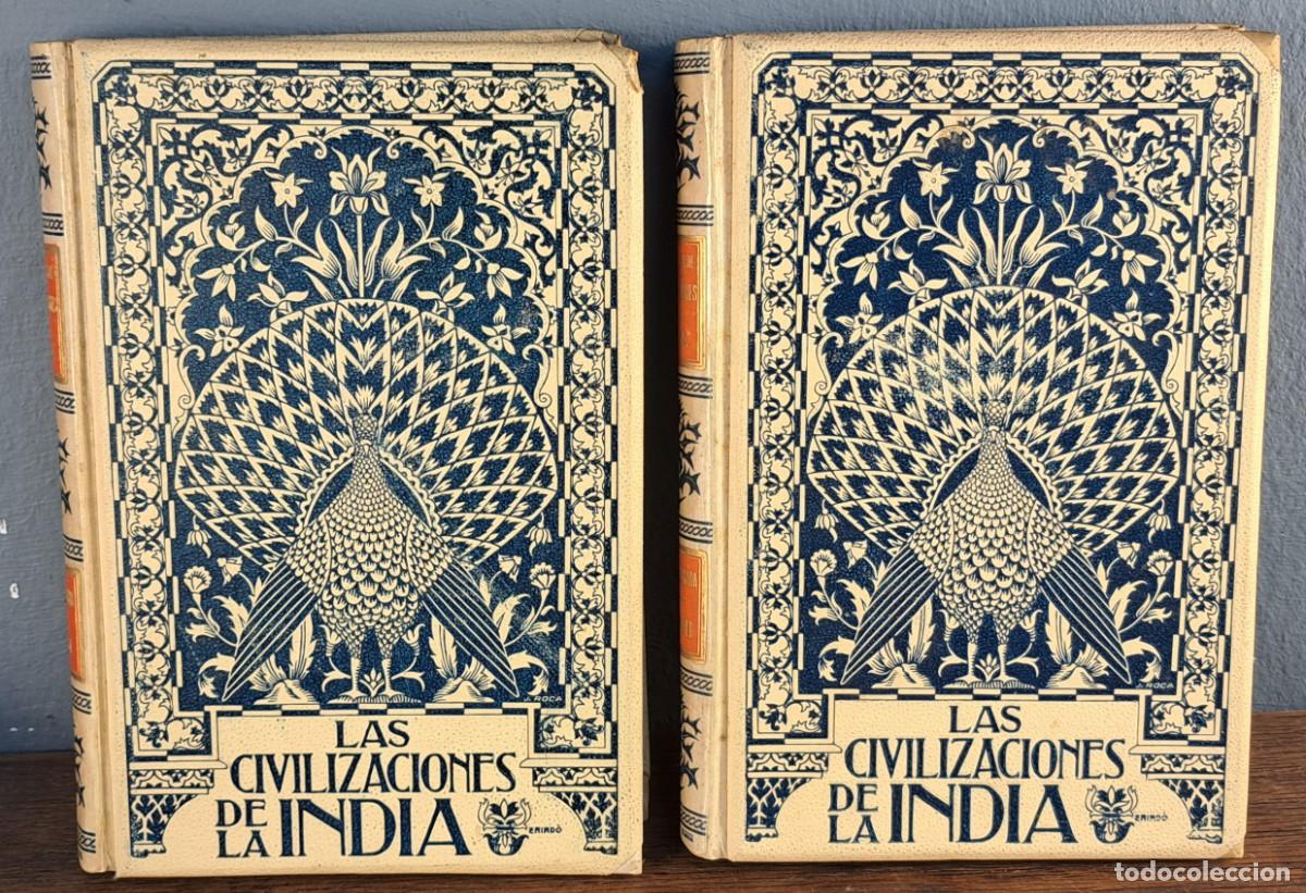 Libros antiguos: Las Civilizaciones de la India &middot; Gustavo Le Bon &middot; Montaner y Sim&oacute;n 1901 &middot; 2 vols.