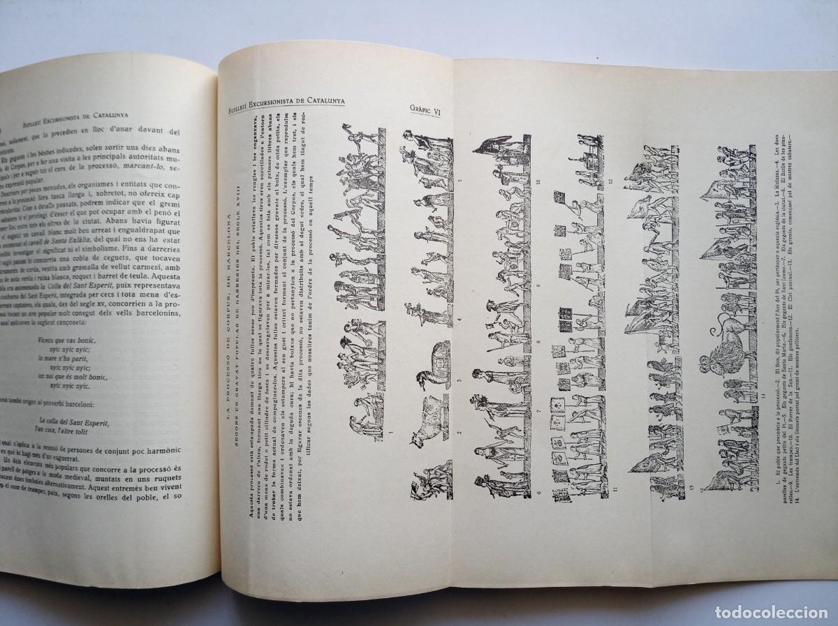 Libros antiguos: BUTLLET&Iacute; EXCURSIONISTA DE CATALUNYA. SETEMBRE 1929. FOLI. MOLT IL.LUSTRAT.