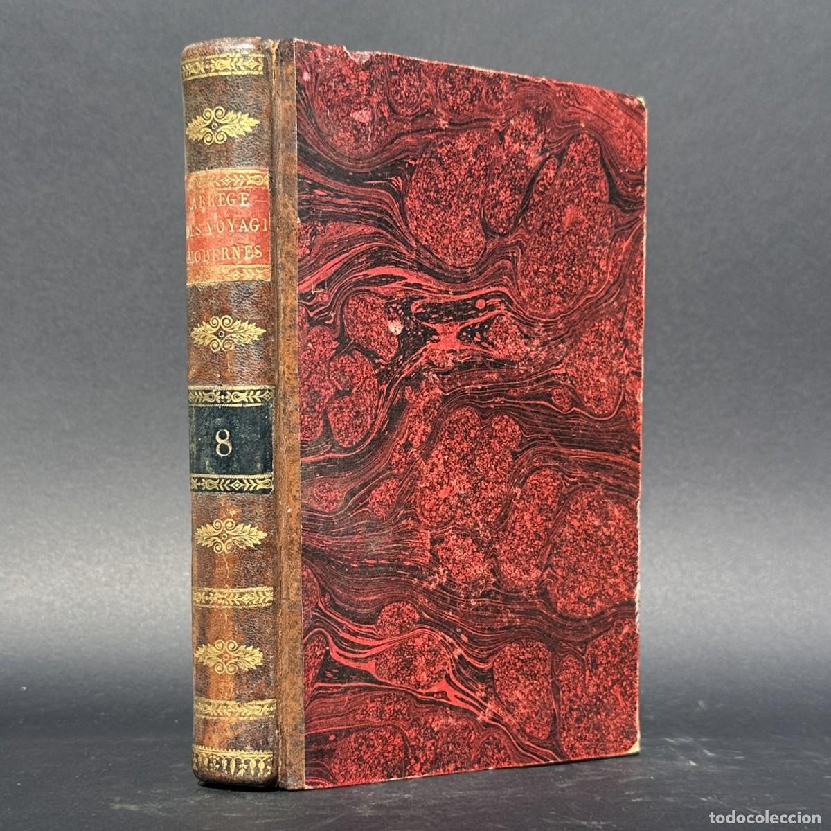 Libri antichi: A&Ntilde;O 1825 - LIBRO DE VIAJES - NORTE AMERICA - CAMADA - ABREGE DES VOYAGES MODERNES