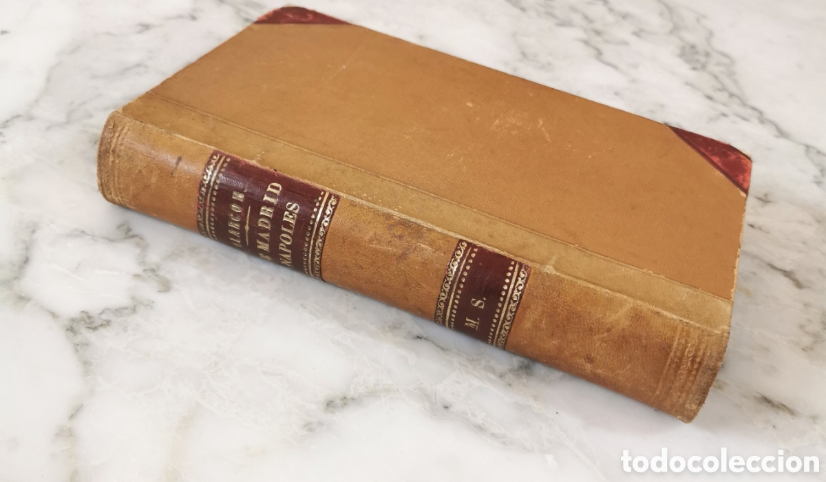 Libros antiguos: Libro &rdquo;De Madrid a N&aacute;poles&rdquo; de Alarc&oacute;n - Foto 2